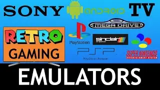 Ретро-игровые эмуляторы Sony Android TV 8.0