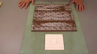 Imprinting Tiles: Using Green Heat Conductive Rubber Pad -