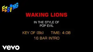 Pop Evil - Waking Lions (Karaoke EZ Sing)