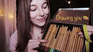 ASMR Pssst I Personal attention - DRAWING YOU - ✍🎨