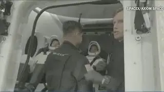 SpaceX capsule lands off the coast of San Diego