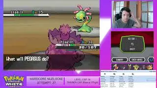 Bianca fight on route 4. Dangerous - Pokemon Vintage White - Hardcore Nuzlocke