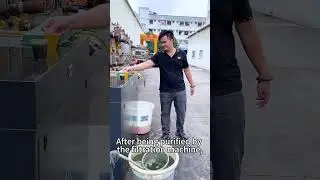Waste oil filtration equipment，Filter water and residue, decolorize and deodorize #Oil filter #oil