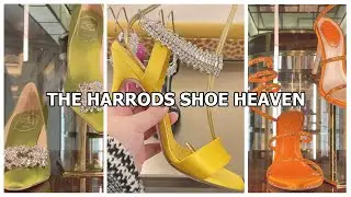 The Harrods SHOE HEAVEN | What's New In this Season Luxury Shopping in London