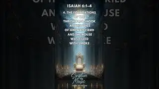 Verse of the Day / Isaiah 6:1-4 / Scripture to Music / Holy is the Lord #bibleverse #worshipmusic