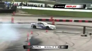 ROBBIE NISHIDA During His 2nd Qualifying Run for Formula Drift Round 3 Palm Beach International Race
