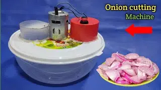 How To Make Onion Cutting Machine