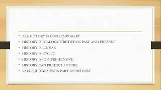 Nature and Scope of History
