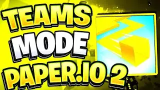 Paper.io 2 -  TEAMS Mode - Yellow 2 - New Small Mode - 100% Complete Map Control