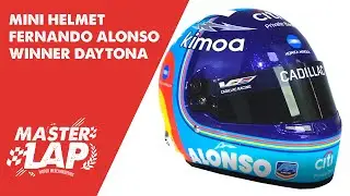 Casco Mini Helmet Escala 1:2 2021 - Fernando Alonso Daytona