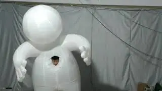Giant inflatable walking costume