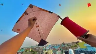 Kite fighting & Kite Cutting Tricks 🪁 ll Kite Vlog ll Cought kite ll Kite Catching ll #kite 