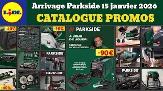 catalogue LIDL parkside du 15 janvier ✅ Arrivage bricolage parkside 🔥Promos Auto Moto UltimateSpeed