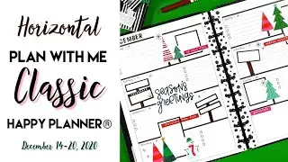 PLAN WITH ME| HORIZONTAL| The Happy Planner &reg;| Christmas Tree Farm