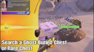 Search a Ghost Buried Chest  or Rare Chest - Fortnitemares Quest