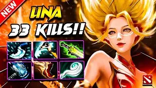 DOTA 2 LINA Gameplay | 33 Kills!! Lina Dota 2 Gameplay | LINA Carry Build Pro Gameplay 7.39