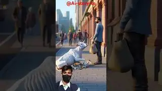 A Beggar cow Struggle and a Rogue's Cruelty 😱 #shorts