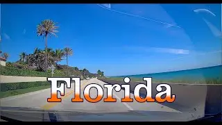 Florida virtual driving tour on scenic route A1A