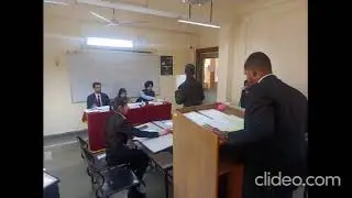 Moot Court competition adjudicated by Varun Bansal Advocate at Army Law college Mohali