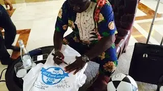 2017 SATUC Ambassador, Abdoulaye Traore ( ساتوك - Sheikha Al-Thani)