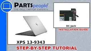 Dell XPS 13-9343 (P54G001) DC Jack How-To Video Tutorial