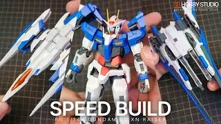RG 1/144 GUNDAM 00 XN RAISER SPEED ASMR BUILD