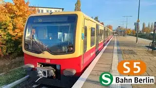 S-Bahn Berlin | Mitfahrt S5: Strausberg Nord - Warschauer Str. | ADtranz BR 481/482 mod.