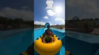 Захватывающий спуск по водной горке! Эпический скоростной спуск! #WaterSplashSlide #EpicSplash #W...
