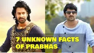 7 Unknown facts about the Baahubali  Actor Prabhas