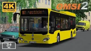 OMSI 2 - Mercedes-Benz Citaro C2 LE - Ahlheim 4 - Route 187 - Kranenburg Mitte To Dieselstraße