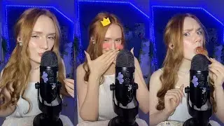 ASMR💕 wet mouth sounds for tingles🫠scooping,spit painting☔️super rain trigger,fluffy mic 🐰