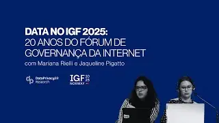 Data no Internet Governance Forum (IGF) 2025