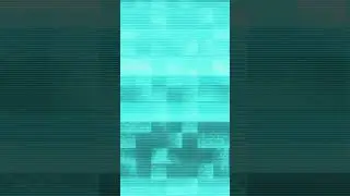 Holographic digital matrix glitch effect turquoise cyan vertical video #motionmade #shorts