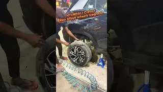 Hyundai Creta 😱 upgraded With Alloy Wheel 🔥🔥