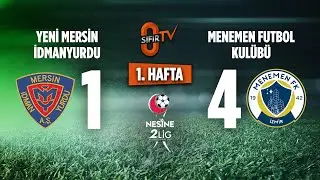 Turkish Oil Yeni Mersin İdmanyurdu Futbol A.Ş. 1-4 Menemen Futbol Kulübü (2.Lig 1. HAFTA)