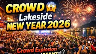 New Year ma Lakeside ma Crowd overload! 😱 Kati dherai manchhe🙄🙄