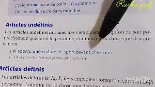 Definite and indefinite articles #french #learn #edit #canada #francophone #frenchlessons