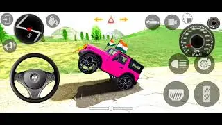 Modified Mahindra Thar😈Games:Indian Pink Thar (Gadi Wala Games) Car Game Android Game #2025​