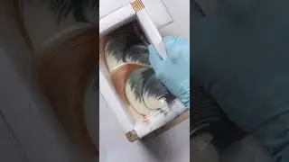 Clamshell Swirl Soap Making #shorts