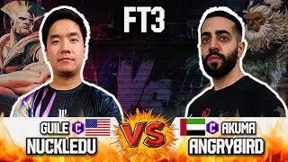 SF6 🔥 NuckleDu (Guile) vs AngryBird (Akuma) 🔥 High-Level Battle | FT3 SHOWDOWN | Street Fighter 6