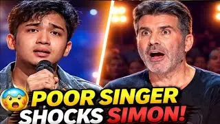 Poor Filipino Singer Leaves Simon Cowell Speechless 😢 | Celine Dion &ldquo;I Love You&rdquo; Audition on AGT