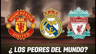Los PEORES EQUIPOS del MUNDO en el 2025