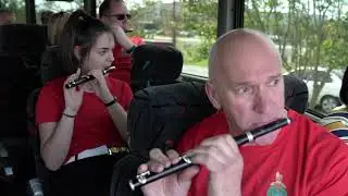 The Omagh Protestant Boys Melody Flute Band (Rehearsal for St Patrick's Day Parade)