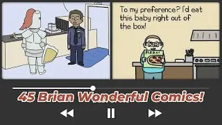 [#5] Dark Humor And Random Laughs: 45 New Comics By Brian Wonderful #webcomics #comics
