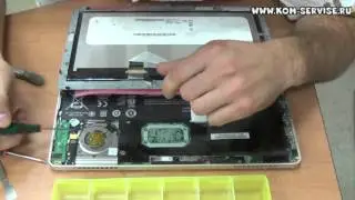 Разборка и чистка от пыли  планшета Acer P3 - 171.