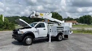2015 DODGE RAM 5500 4x4 BUCKET TRUCK UTILITY TRUCK BOOM TRUCK CUMMINS DIESEL FOR SALE ALTEC AT37G