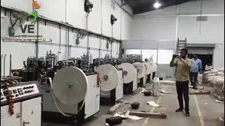 Another successfully Installation of High Speed Paper Cup Machines Plant done by Vardhman Machinery.