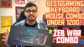 Best Budget Gaming Keyboard & Mouse Combo for Beginners | Zeb War Keyboard Mouse Combo | Celistar