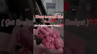 Want to Smell like Rose#ytshorts #shorts #beauty #bodycare #fragrance #skincare #rose #aesthetic