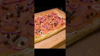 Лососевый тарт за 15 минут: изысканная закуска! ✨🤫